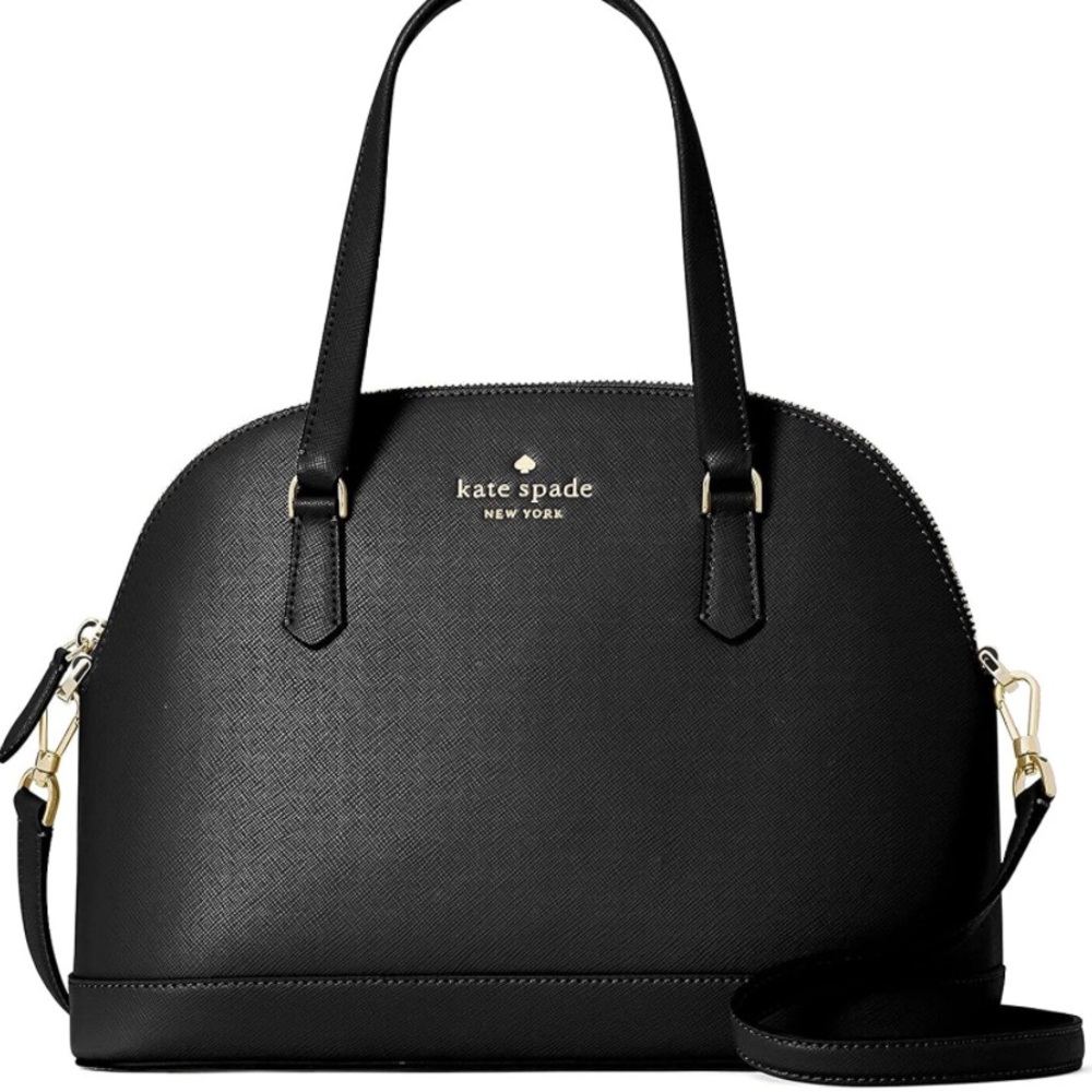 Kate Spade Sadie Dome Satchel Saffiano Leather Crossbody Bag Purse Handbag